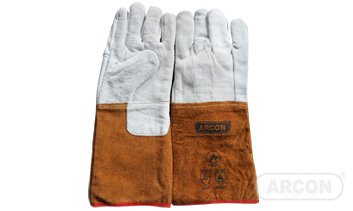 Leather Hand Gloves for MIG Welding